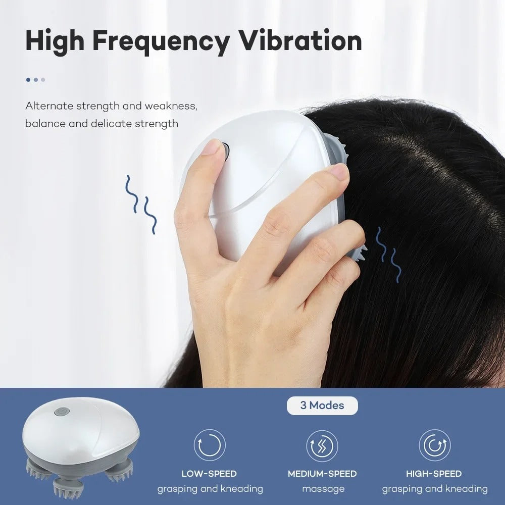 Smart Scalp Massager – চুল পড়া কমাতে ও মাথা ঠান্ডা রাখতে দুর্দান্ত ম্যাসাজার