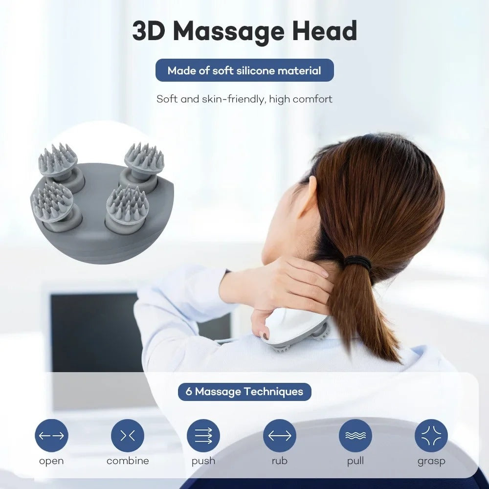 Smart Scalp Massager – চুল পড়া কমাতে ও মাথা ঠান্ডা রাখতে দুর্দান্ত ম্যাসাজার