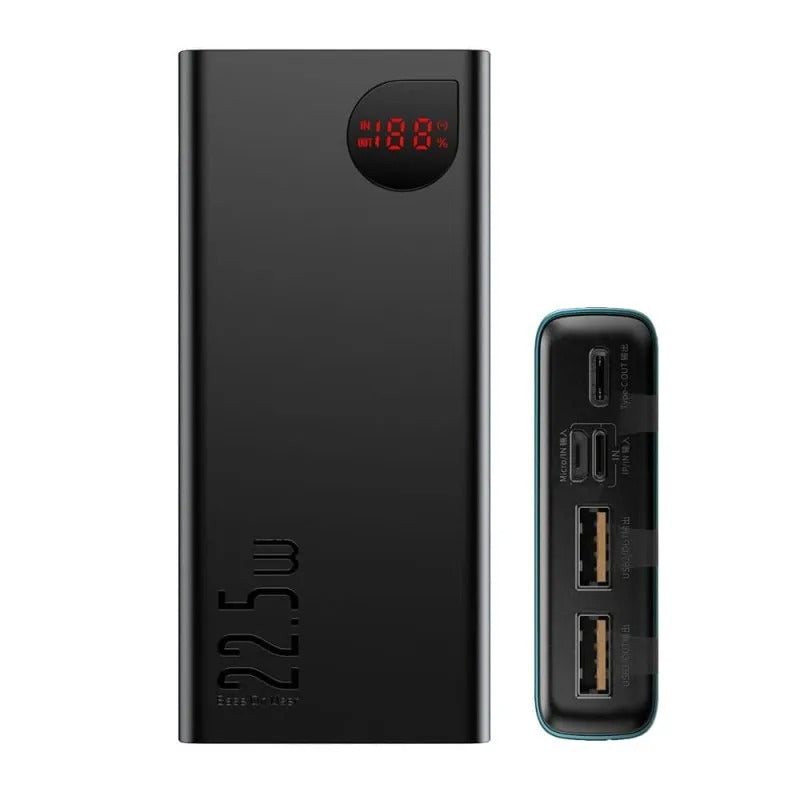 Baseus 20000mAh Power Bank – 22.5W Super Fast Charging | Digital Display